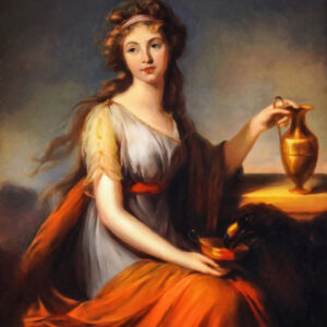 Anna Pitt as Hebe- Elisabeth VigF Le Brun (1755-1842)