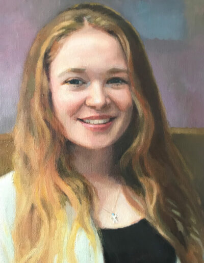 Oil Portrait of a girl