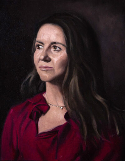 Portrait artist 5 - Lady in Red